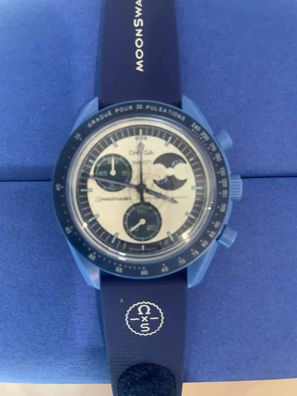 NWOT Swatch x Omega Bioceramic MoonSwatch Mission to the Super Blue Moonphase